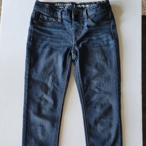 Girls dark wash jeggings